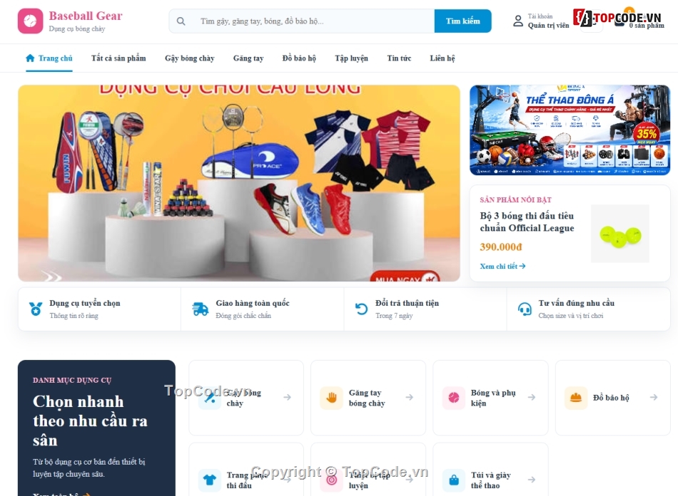 website,web bán dụng cụ,bán website